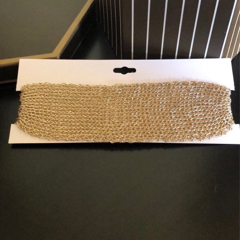 Nordstrom Gold Mesh Chain Choker